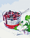 Chiapudding med skogsbär